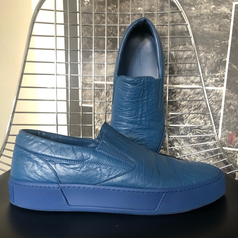 Balenciaga arena leather slip ons. Men’s 45/12.
